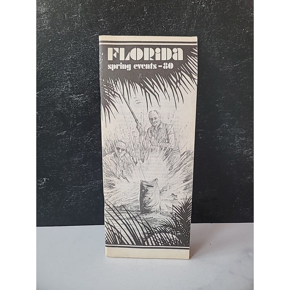 Florida Spring Events 1980 Vintage Pamphlet